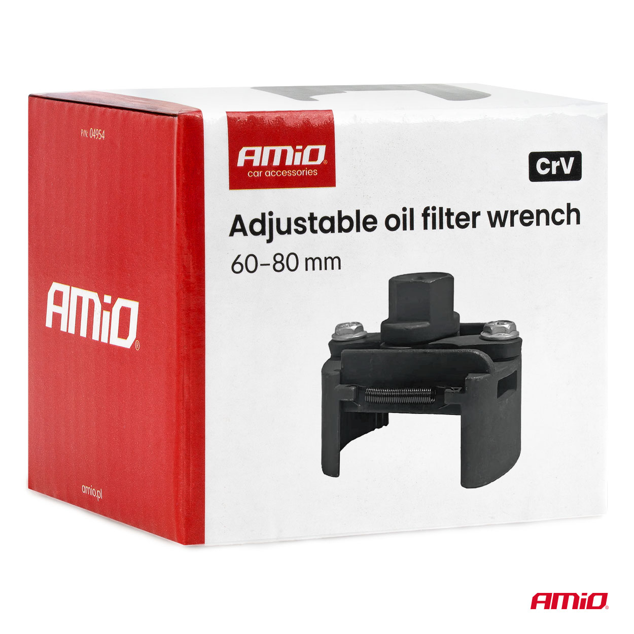 Klucz do filtra oleju nastawny 60–80 mm CrV — ujęcie 5
