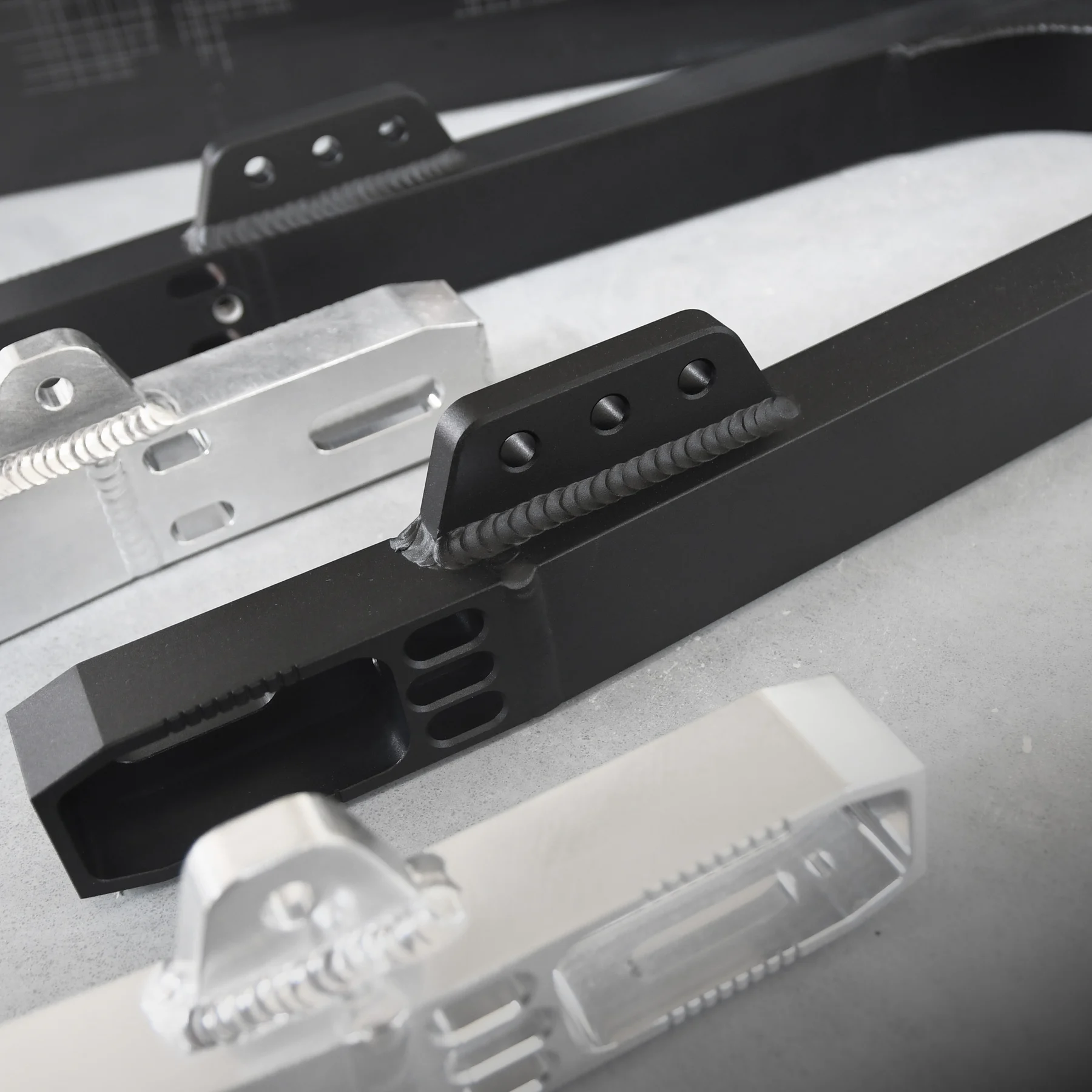 Wahacz Simson S51 aluminium CNC premium +50 mm czarny mat kpl. DPR Performance — ujęcie 14