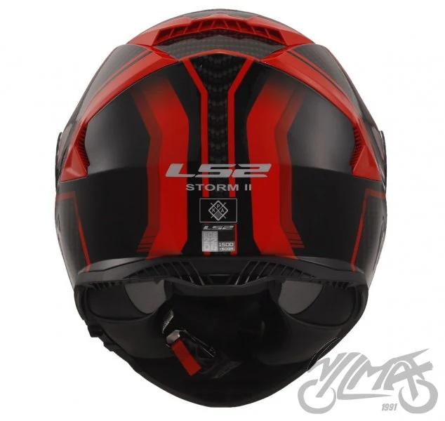 Kask LS2 FF800 Storm II Tracker Black Red — rozmiar L — ujęcie 4