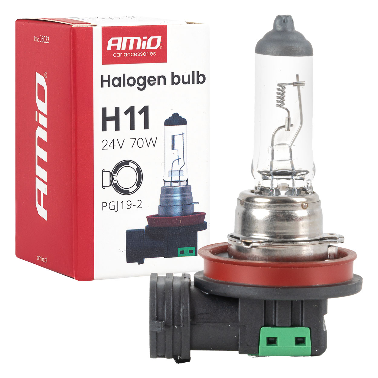 Żarówka halogenowa H11 24 V 70 W PGJ19-2