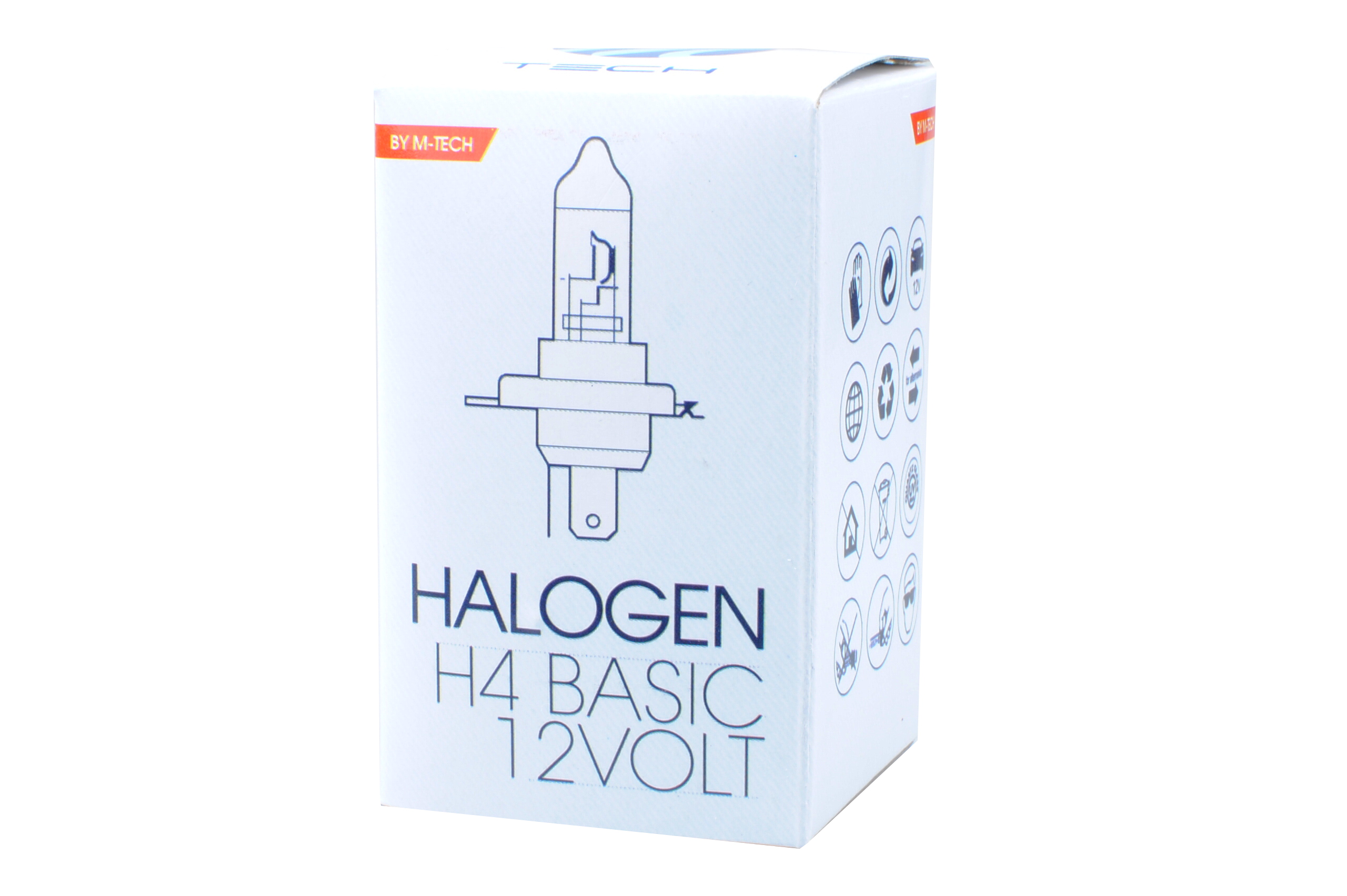 Żarówka halogenowa H4 12 V 60/55W P43T M-Tech — ujęcie 4