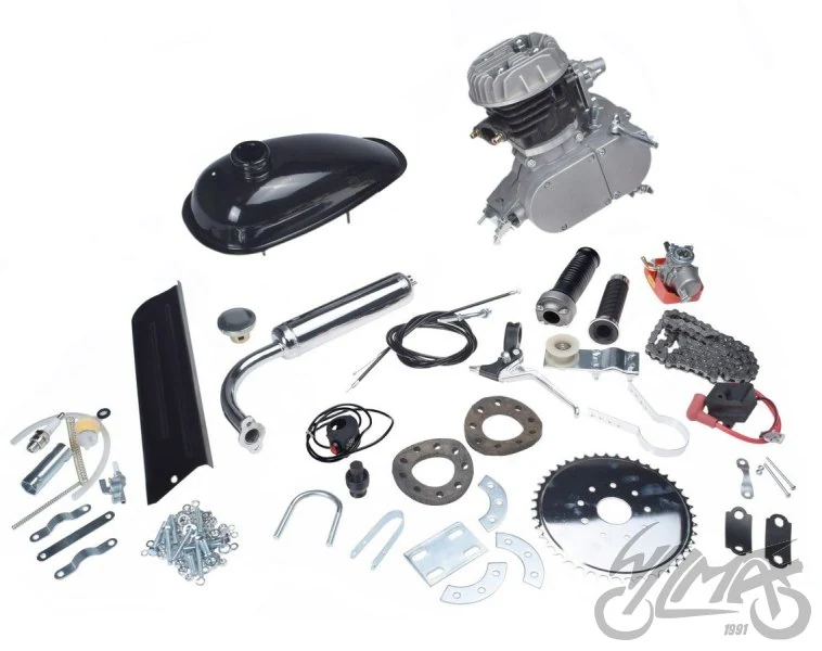Silnik spalinowy do roweru 80cc 2T zestaw komplet new — ujęcie 1