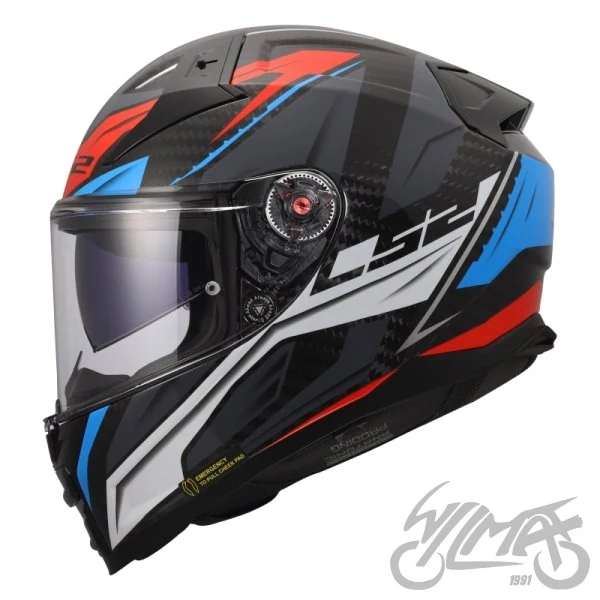 Kask LS2 FF811 Vector II C Savage Wh. Blue Red — rozmiar XL — ujęcie 2