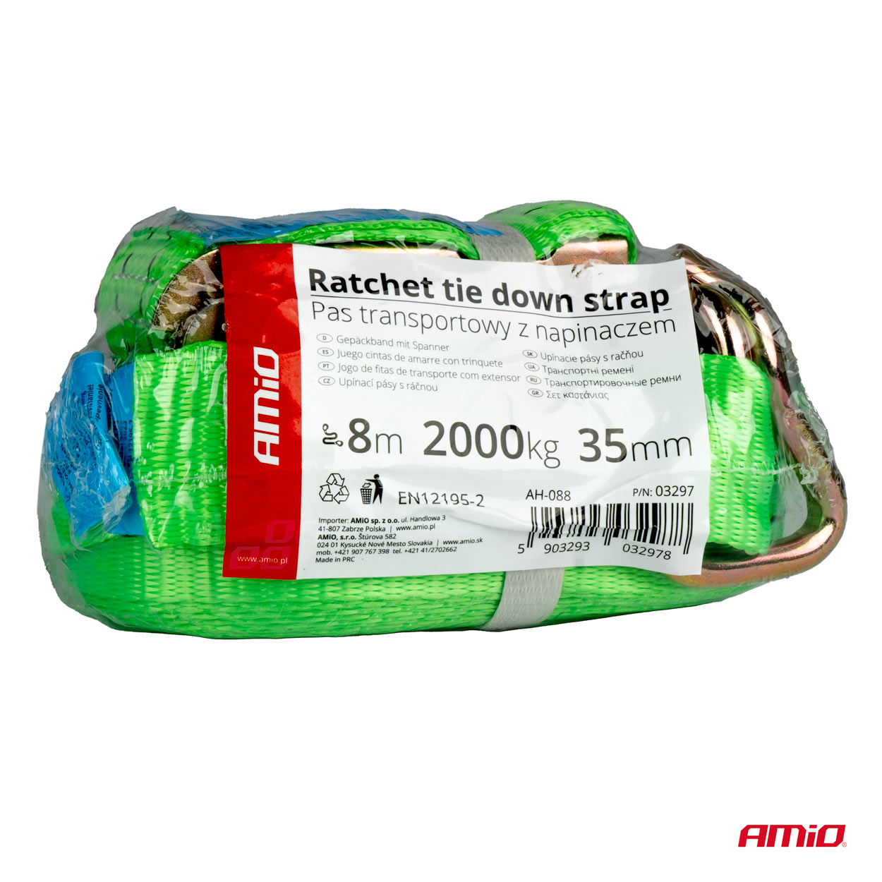 Pas transportowy z napinaczem 2000 kg 38 mm 8m — ujęcie 7