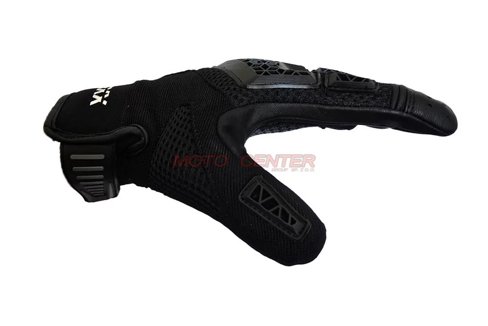 Rękawice tekstylno-skórzane krótkie BLEXX EG-2554 czarne M — ujęcie 3