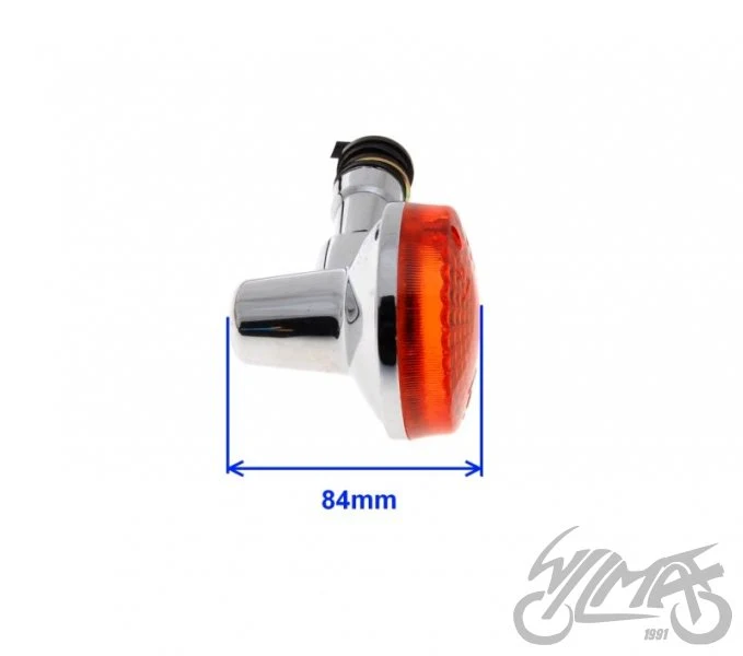 Kierunkowskaz przedni do Suzuki GN 125, chrom — komplet SGN2461 — ujęcie 3