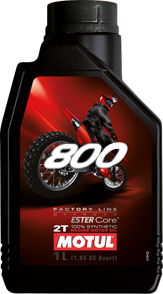 Olej MOTUL 800 factory line off road 2T 1 l — ujęcie 2