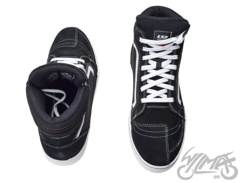 Buty motocyklowe LS2 Doron — biało-czarne, rozmiar 42 — ujęcie 3
