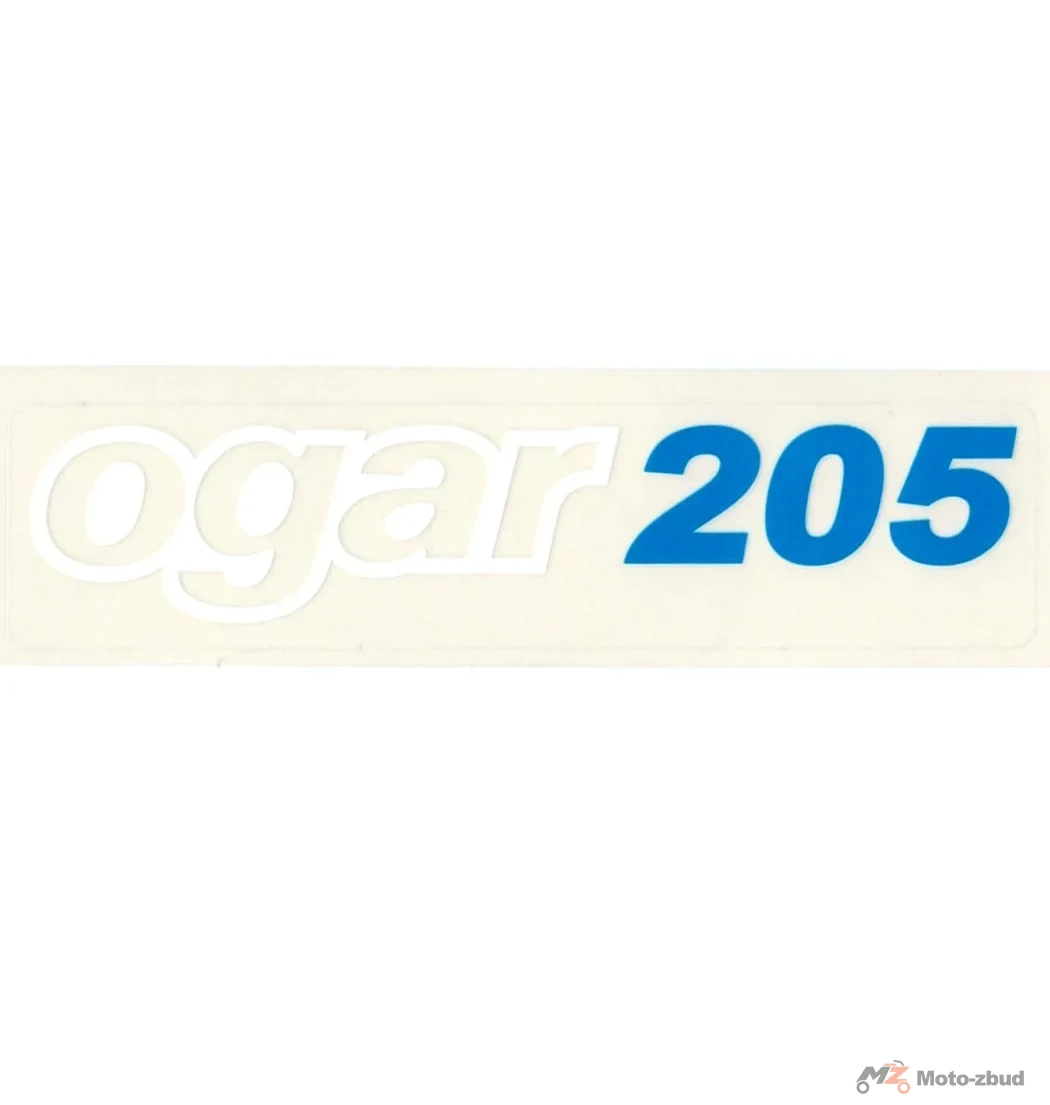 Naklejka pokrywy Romet ogar 205 niebieska