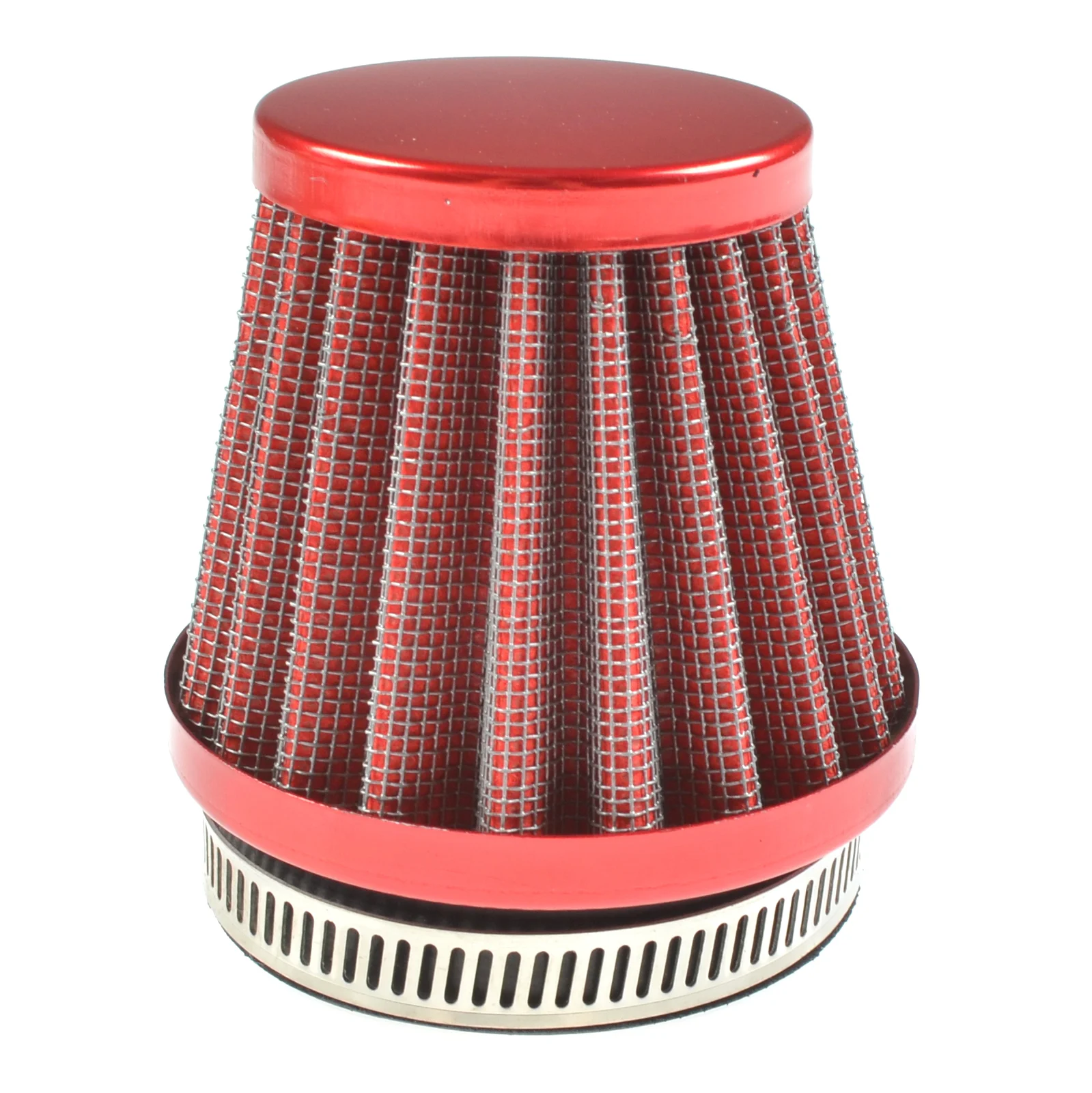 Filtr powietrza stożkowy 55 mm czerwony Racing Force — ujęcie 1