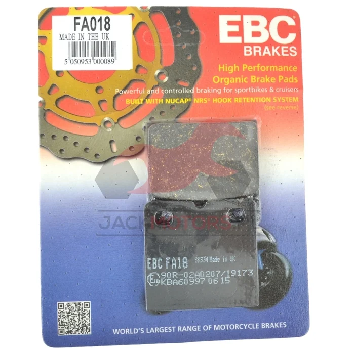 Klocki hamulcowe EBC FA018 MZ ETZ 150 250 — ujęcie 2