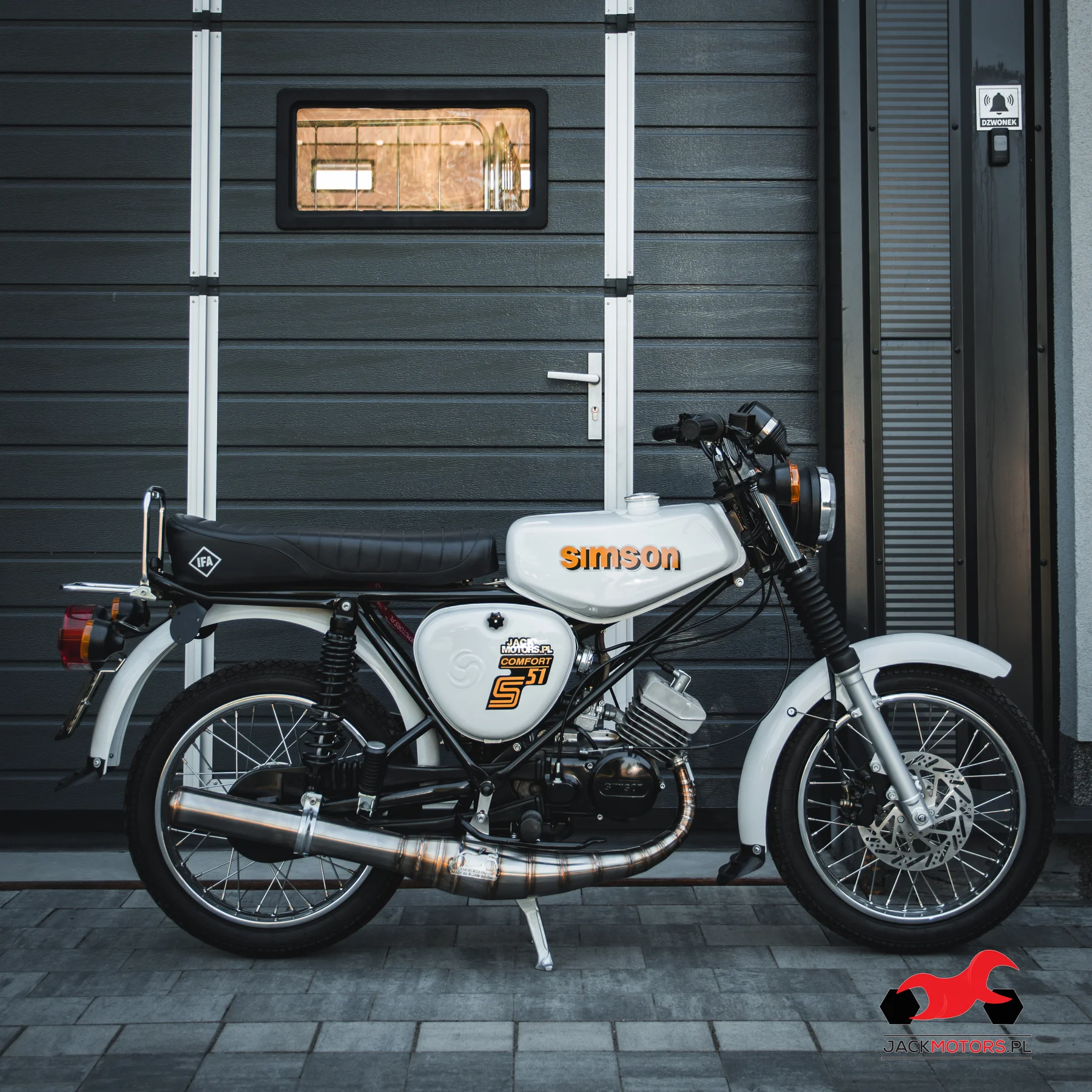 Tłumik Platek Racing Simson S85-110 racing classic premium JMP — ujęcie 2