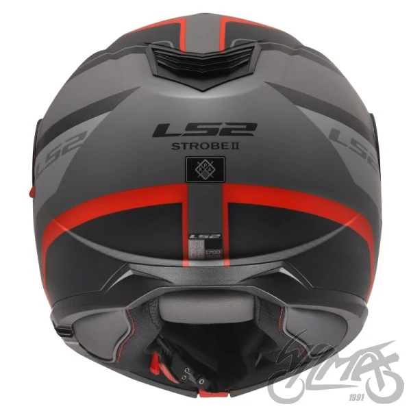 Kask szczękowy LS2 FF908 Strobe II Monza Black Grey Red — 3XL — ujęcie 5
