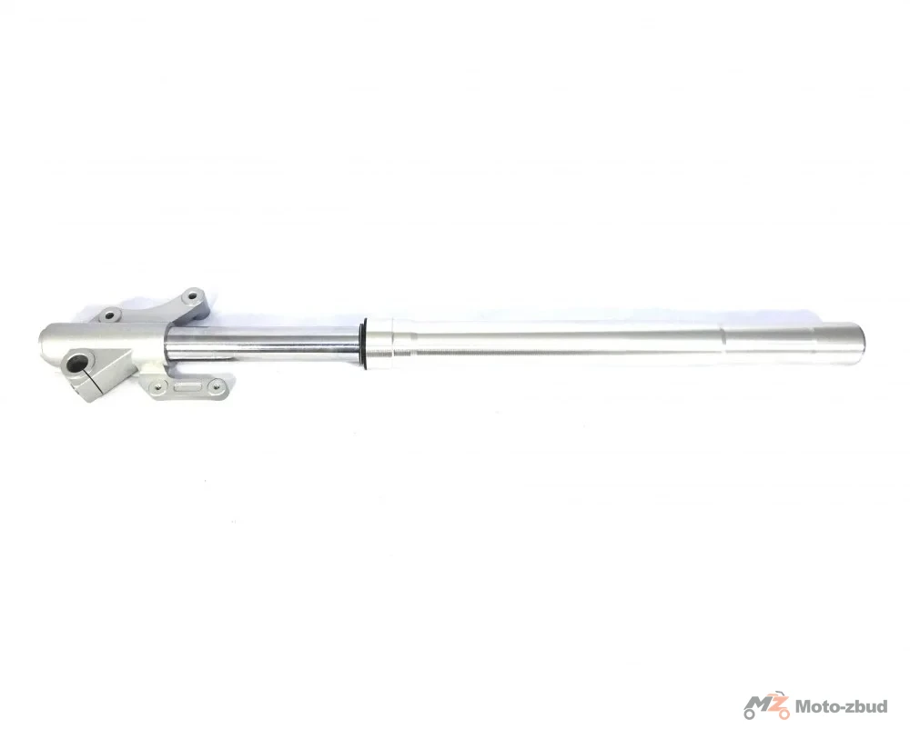 Junak M15 125 cm³ amortyzator przód prawy kpl. (Q37 dł.cał.86 cm) (chrom) (oś imbus) (blokada osi na śrubę M8) — ujęcie 2