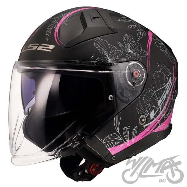 Kask LS2 OF603 Infinity II Lotus Matt Pink — rozmiar L — ujęcie 1