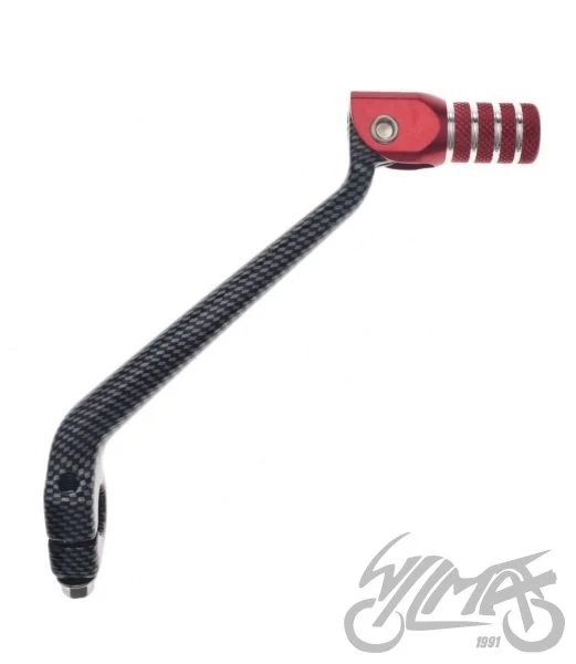 Dźwignia zmiany biegów do Hondy CRF450 czerw/carbo — Honda CRF450R / Honda CRF450X — ujęcie 2