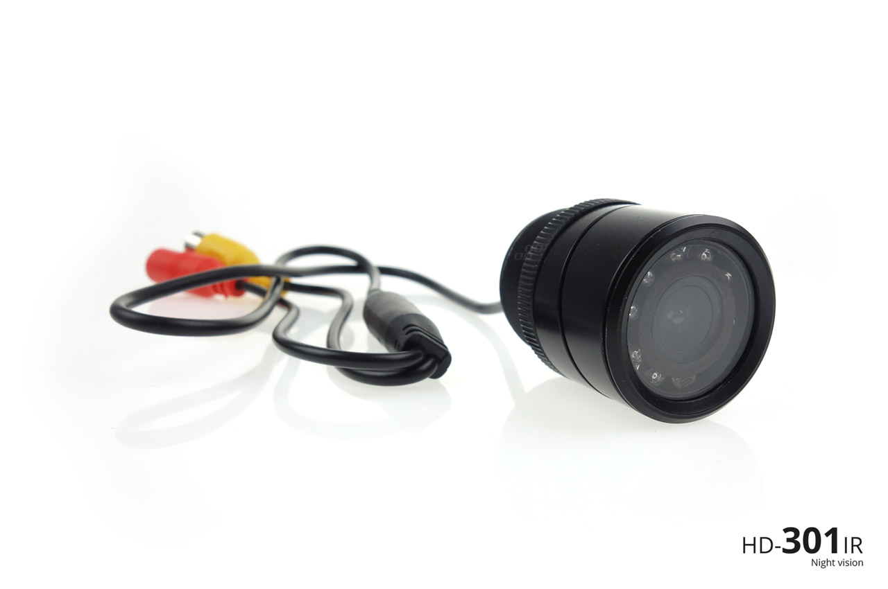 Zestaw czujników parkowania TFT01 4,3" z kamerą HD-301-IR 4 sensory czarne wewnętrzne — ujęcie 5
