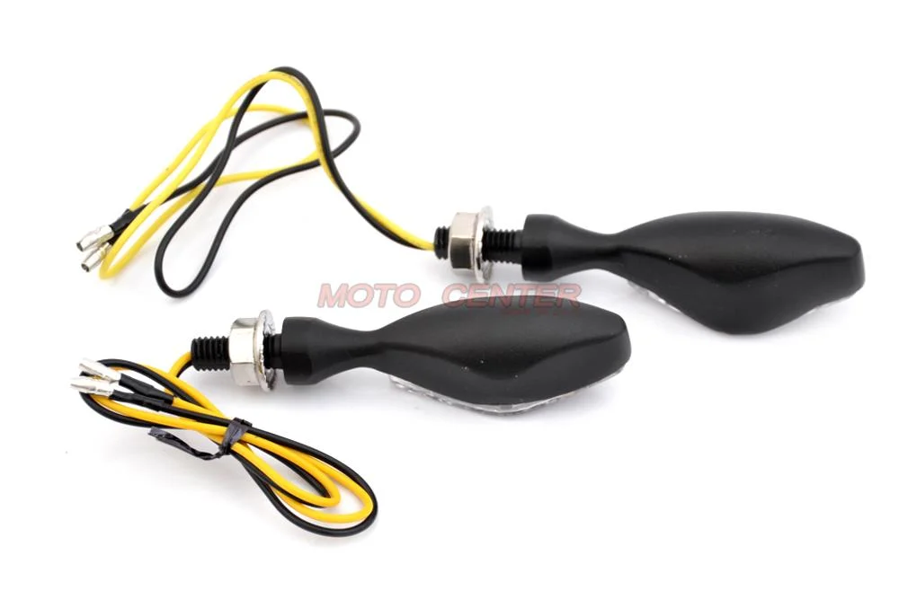 Kierunkowskazy Moto LED KPL Metalowe czarne — ujęcie 2