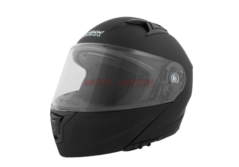 Kask motocyklowy szczękowy z blendą BLEXX YA-967 czarny mat M ECER22.06 — ujęcie 2
