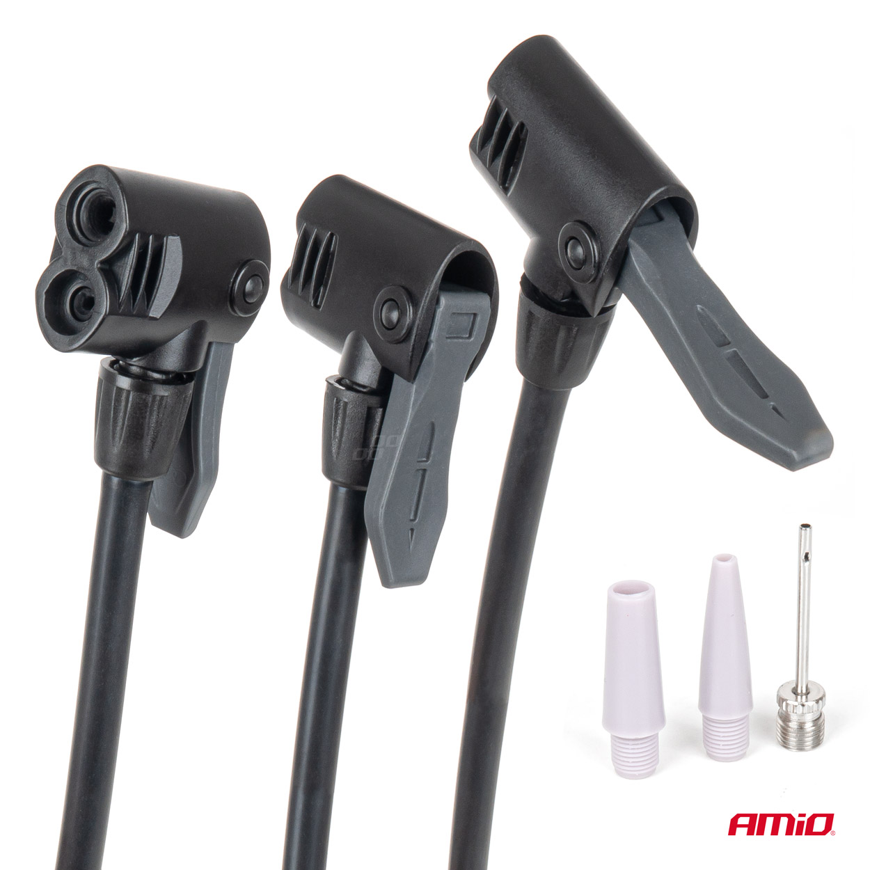 Pompka ręczna metalowa z manometrem MINI PU08 — ujęcie 4