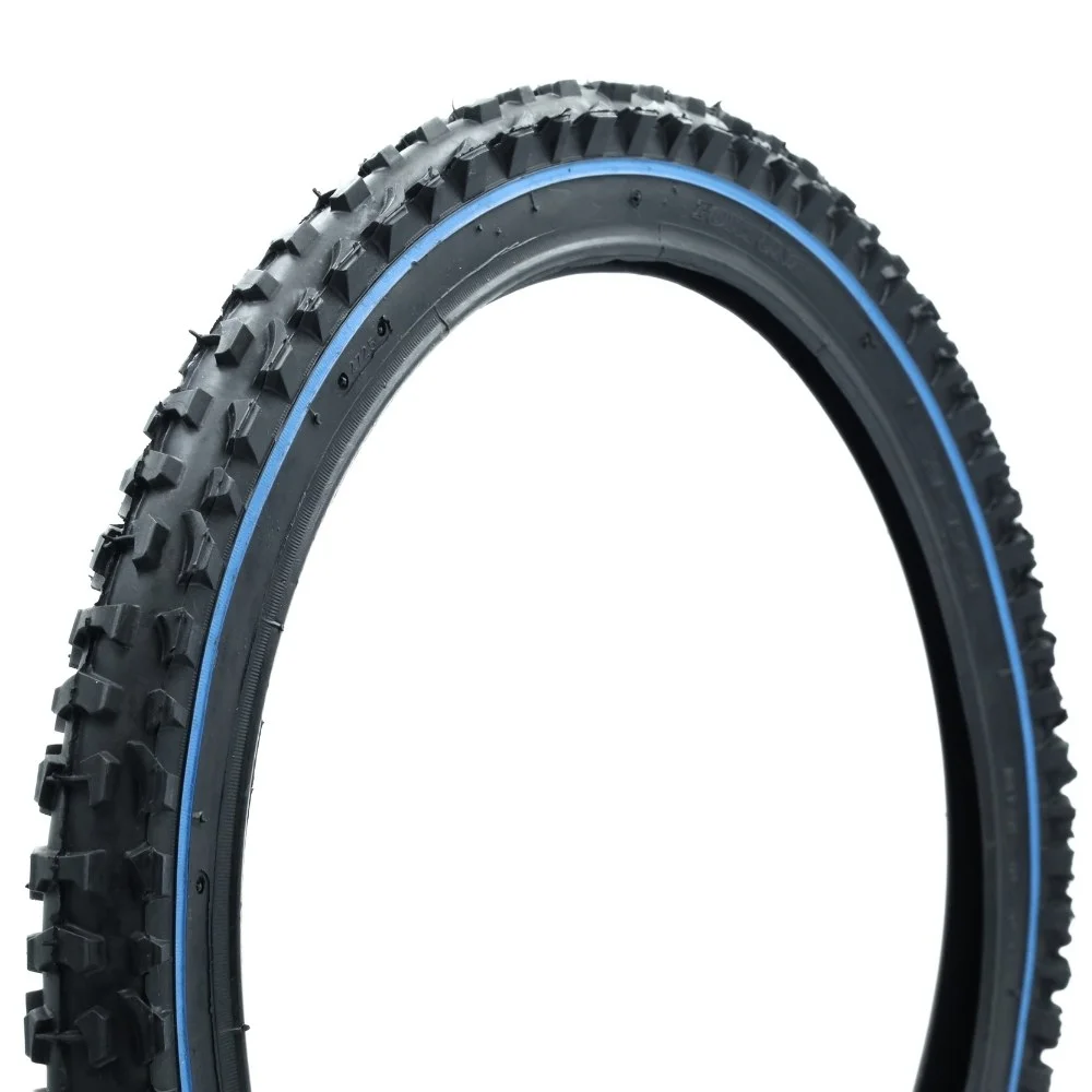Opona rowerowa 20 × 1.95 z niebieskim paskiem