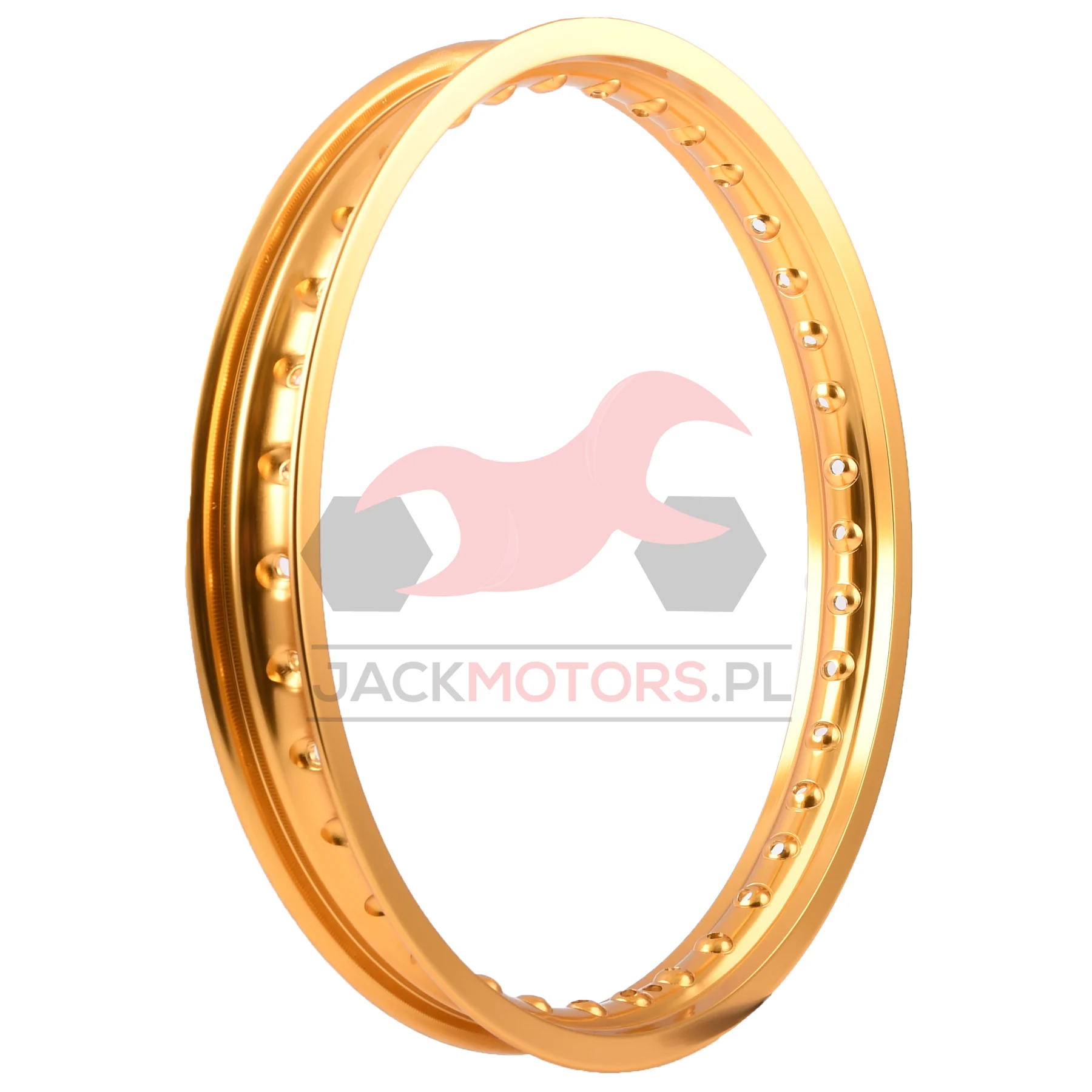 Obręcz koła Simson 1,60 × 16 aluminiowa złota DPR Classic — ujęcie 2