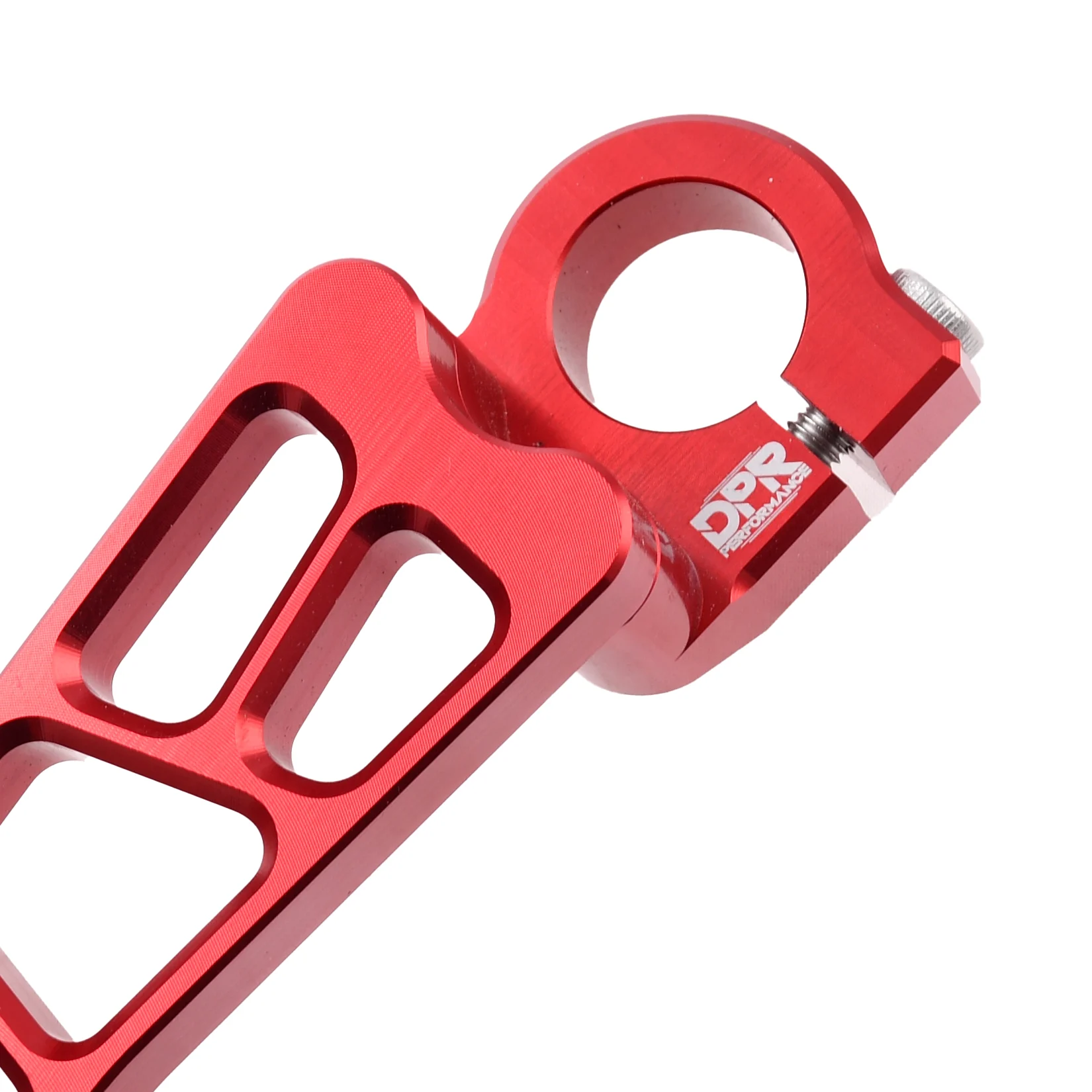 Dźwignia zmiany biegów Simson S51 czerwona aluminium CNC racing DPR Performance — ujęcie 3