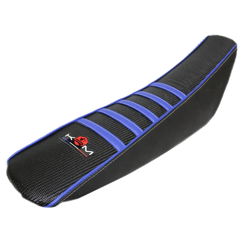 Pokrowiec siedzenia KRM Pro Ride czarno niebieski Yamaha DT / MBK x-limit 2003-2011 r. — ujęcie 1