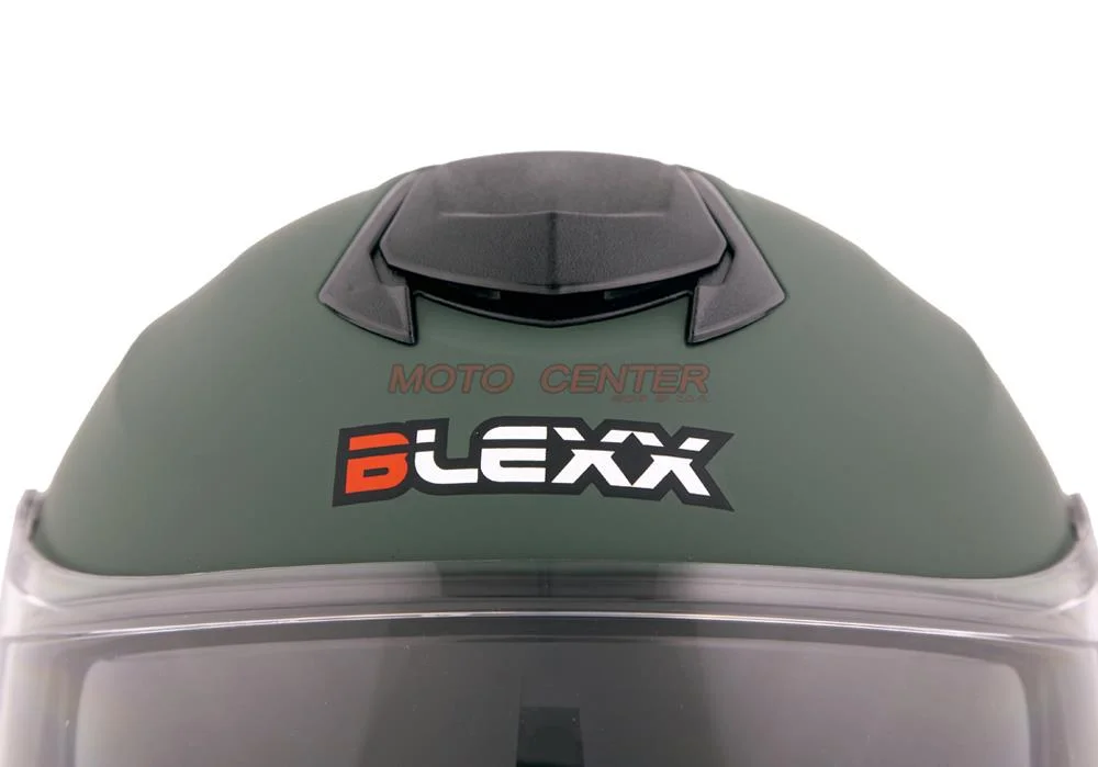 Kask zamknięty z blendą BLEXX MD-820 khaki mat rozmiar S ECER22.06 — ujęcie 5