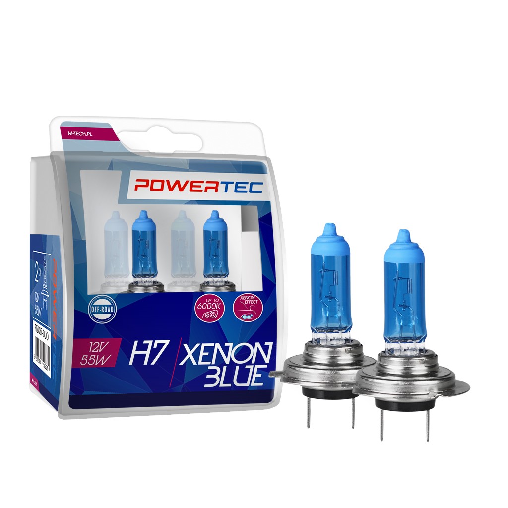 Żarówka halogenowa H7 12 V 55 W xenon Blue M-Tech PTZXB7-DUO — ujęcie 4