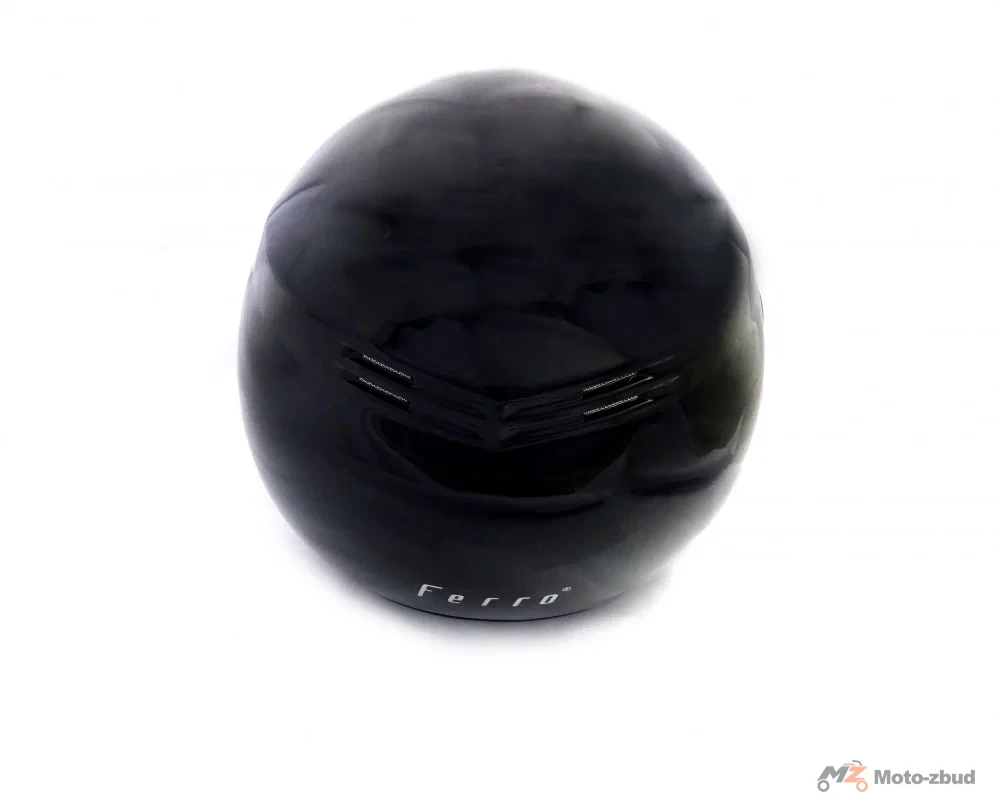 Kask Ferro 809 l z szybą bez szczęki czarny M — ujęcie 4