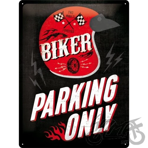 Tablica plakat 30X40 biker parking 23230 — ujęcie 1