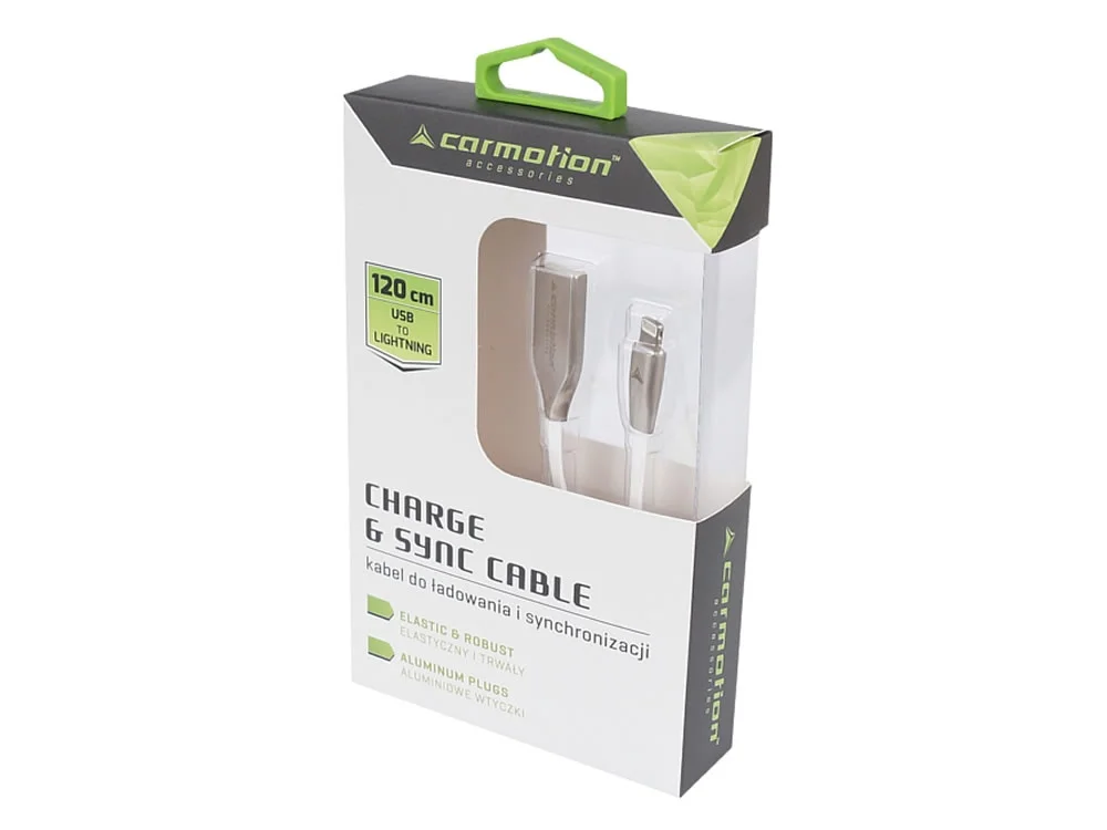 Kabel iPhone Lighting 120cm biały — ujęcie 2
