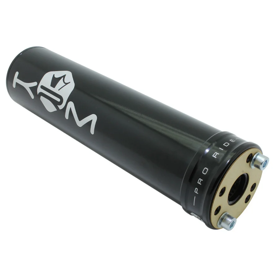 Końcówka wydechu KRM Pro Ride aluminium czarna 50-70 cm³ — ujęcie 2