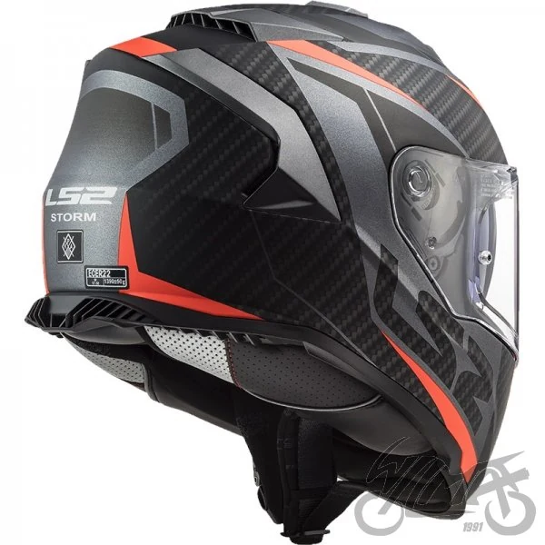 Kask LS2 FF800 Storm II Racer M. Titan Fluo — rozmiar XL — ujęcie 5