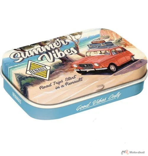 Miętówki Nostalgic-Art Mintbox — RENAULT SUMMER VIBES — 4 × 15 g