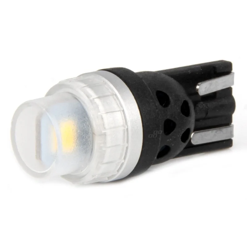 Żarówka W5W T10 12V/24V 2xLED SMD3020 biała AMIO (2szt.) — ujęcie 2