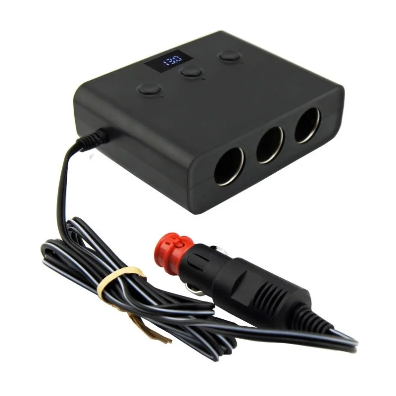 ROZGAŁĘZIACZ ROZDZIELACZ GNIAZDA ZAPALNICZKI 3 gniazda EURO PREMIUM + ŁADOWARKA USB C PD 30W — ujęcie 6