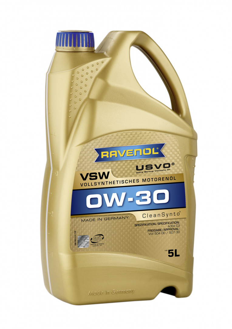 Olej silnikowy 0W-30 RAVENOL VSW Cleansynt — 5 l 1111106-005-01-999 — ujęcie 2