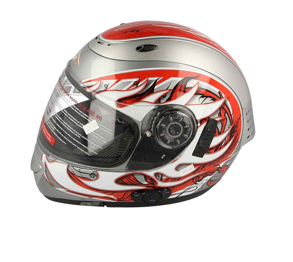Kask motocyklowy VCAN V170B Grey CH-R – XS — ujęcie 6
