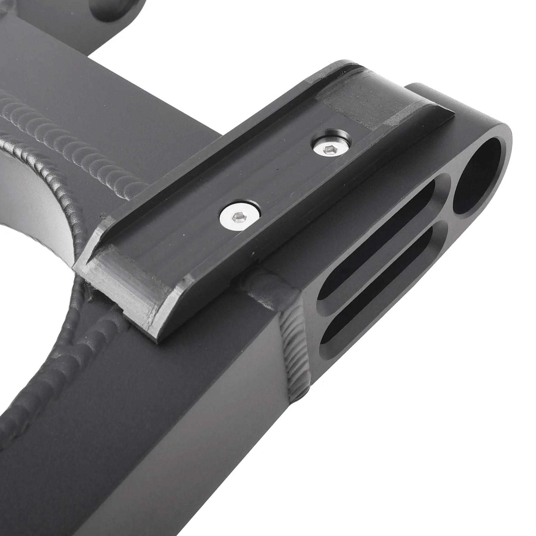 Wahacz Simson S51 aluminium CNC premium +30 mm czarny mat kpl. DPR Performance — ujęcie 9