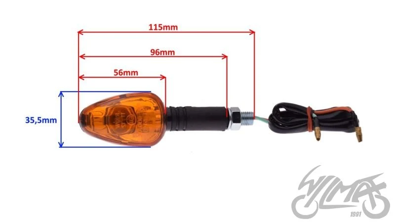 Kierunkowskaz prawy — BA15S 12 V / 10 W, AL6146P — ujęcie 2