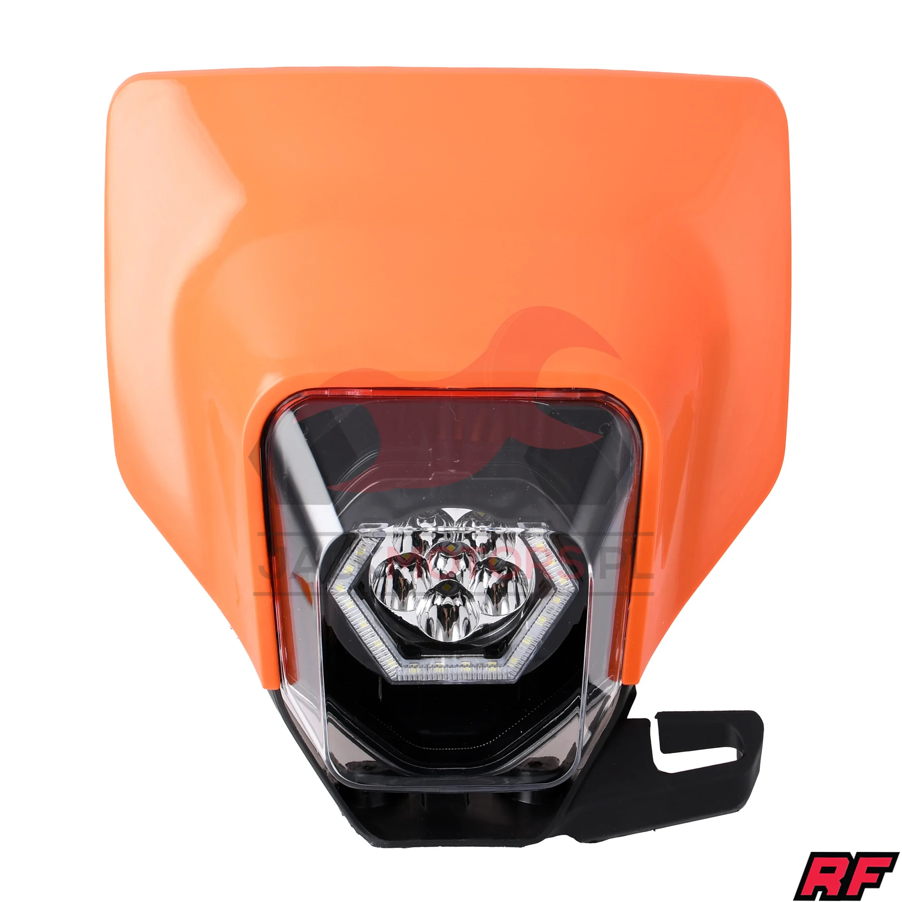 Owiewka uniwersalna Racing Force LED V3 pomarańczowa — ujęcie 1