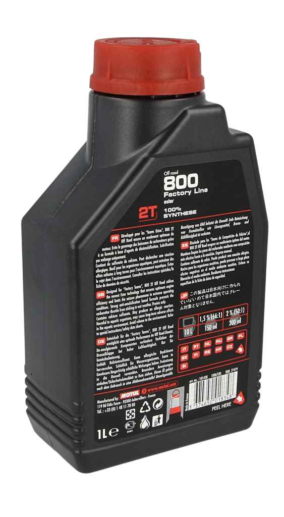 Olej MOTUL 800 factory line off road 2T 1 l — ujęcie 13