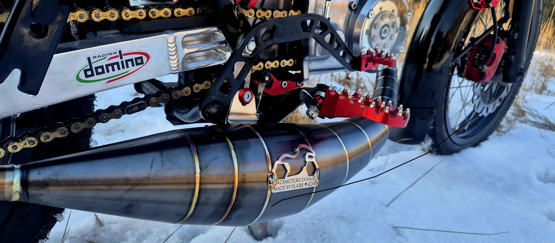 Tłumik Platek Racing Simson S85-110 racing premium JMP limited Black edition · carbon Evo (VM7445) — ujęcie 9