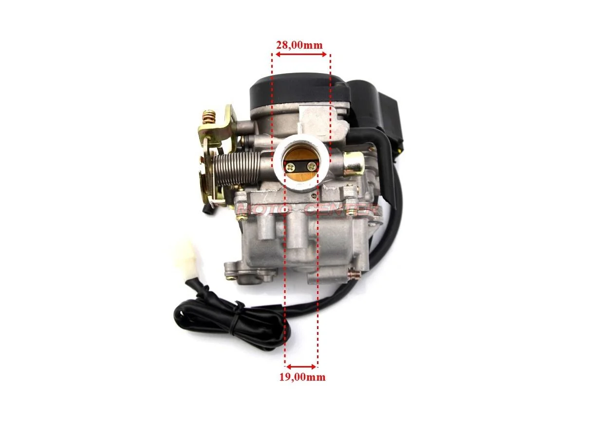 Gaźnik 4T 50 cm³, 139QMB GY6 skutery chińskie Barton Junak Romet (automat) — ujęcie 3