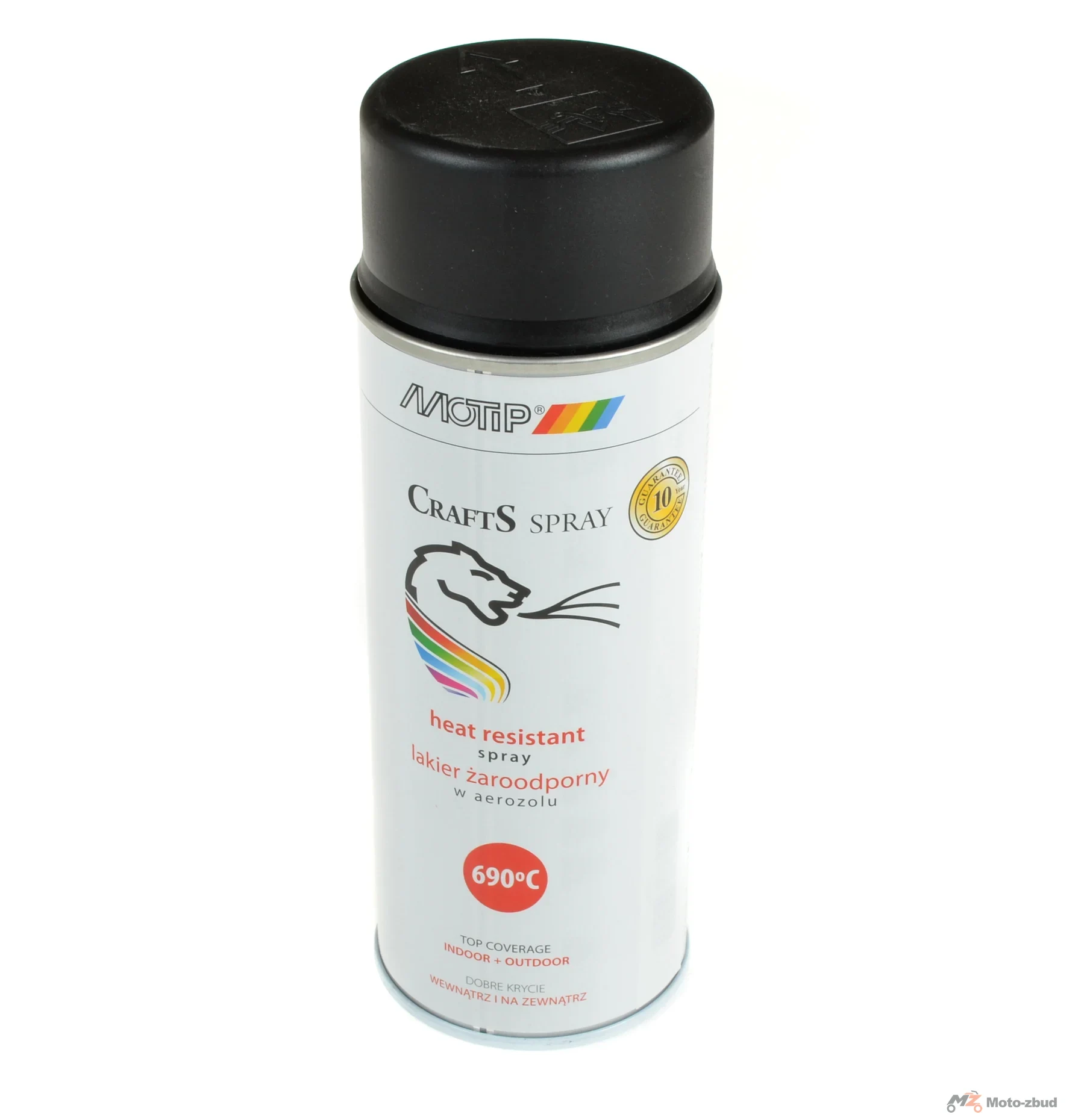 Crafts spray lakier żaroodporny czarny 400 ml