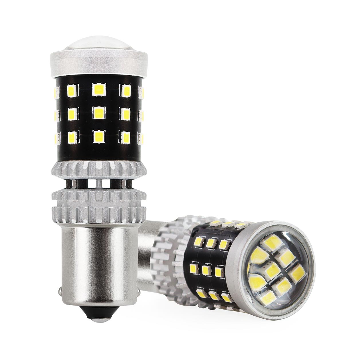 Żarówki LED CANBUS 2016 39SMD 1156 BA15S P21W R10W R5W White 12 V 24 V — ujęcie 2