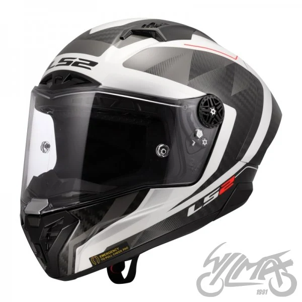 Kask LS2 FF805 Thunder GP Aero Raute Wh.Gr. — S — ujęcie 1