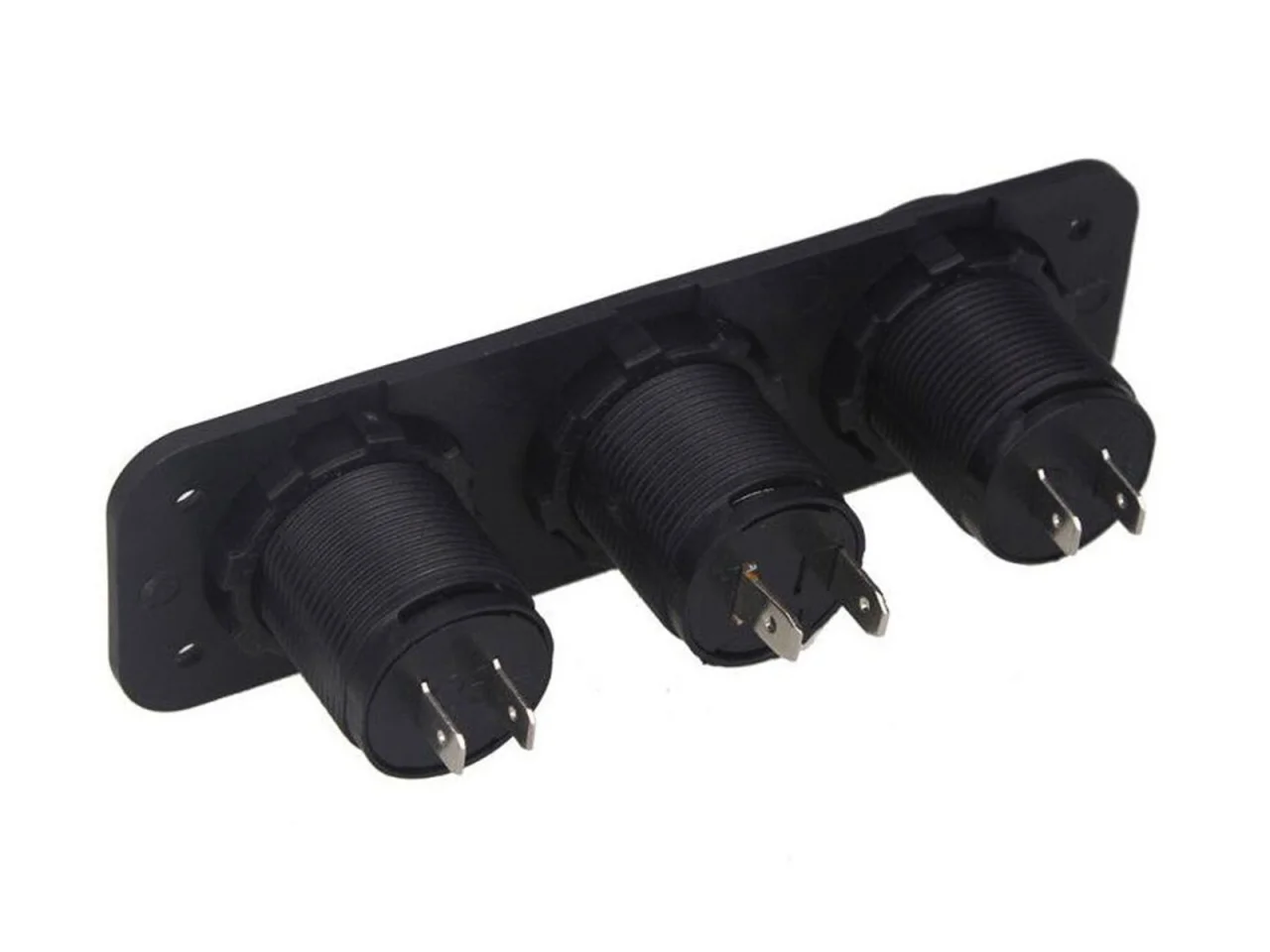 PANEL GNIAZDO ZAPALNICZKI + VOLTOMIERZ + 2xUSB 2.1A — ujęcie 3